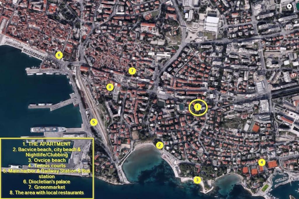 ☆beach Centar Large Stylish With Terrace * Split
